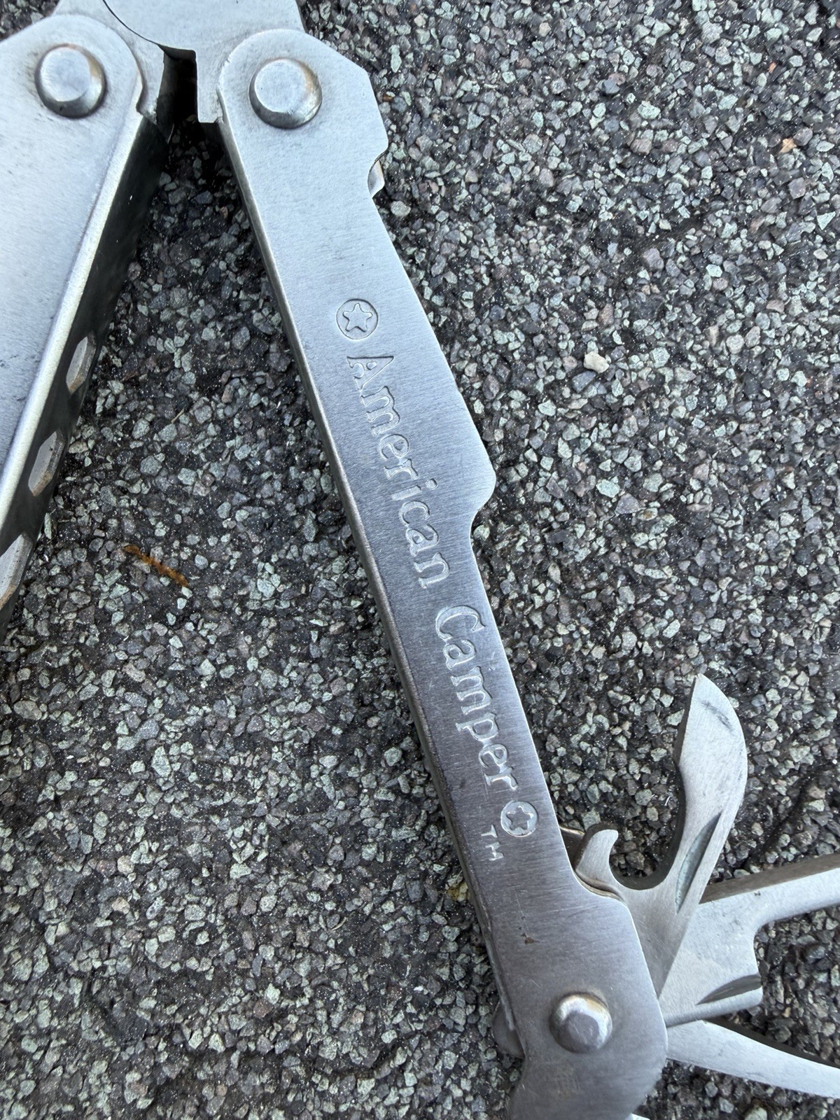Vintage American Camper Multi-Tools, Lot of 4, Pocket Knife Pliers Screwdriver