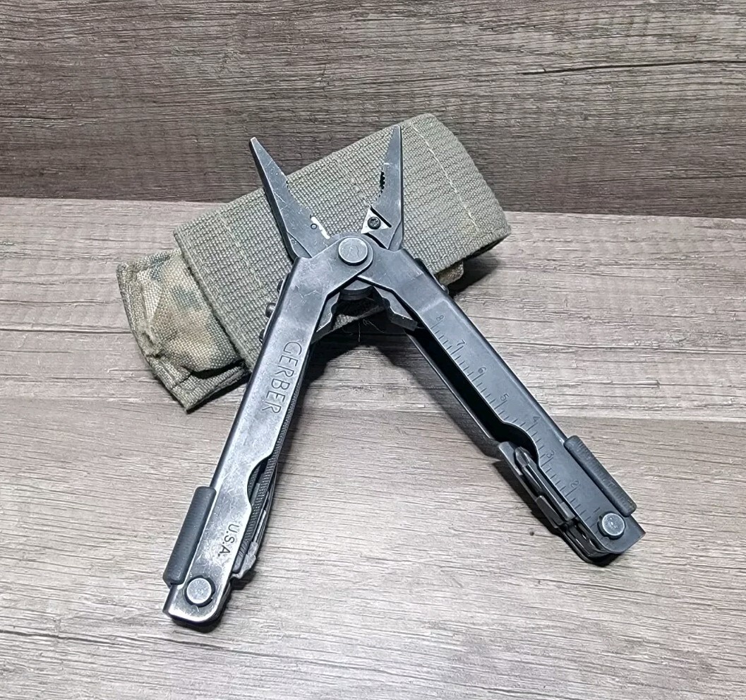 Gerber MP600 Black Oxide Multi-Tool Needle Nose Pliers With Case