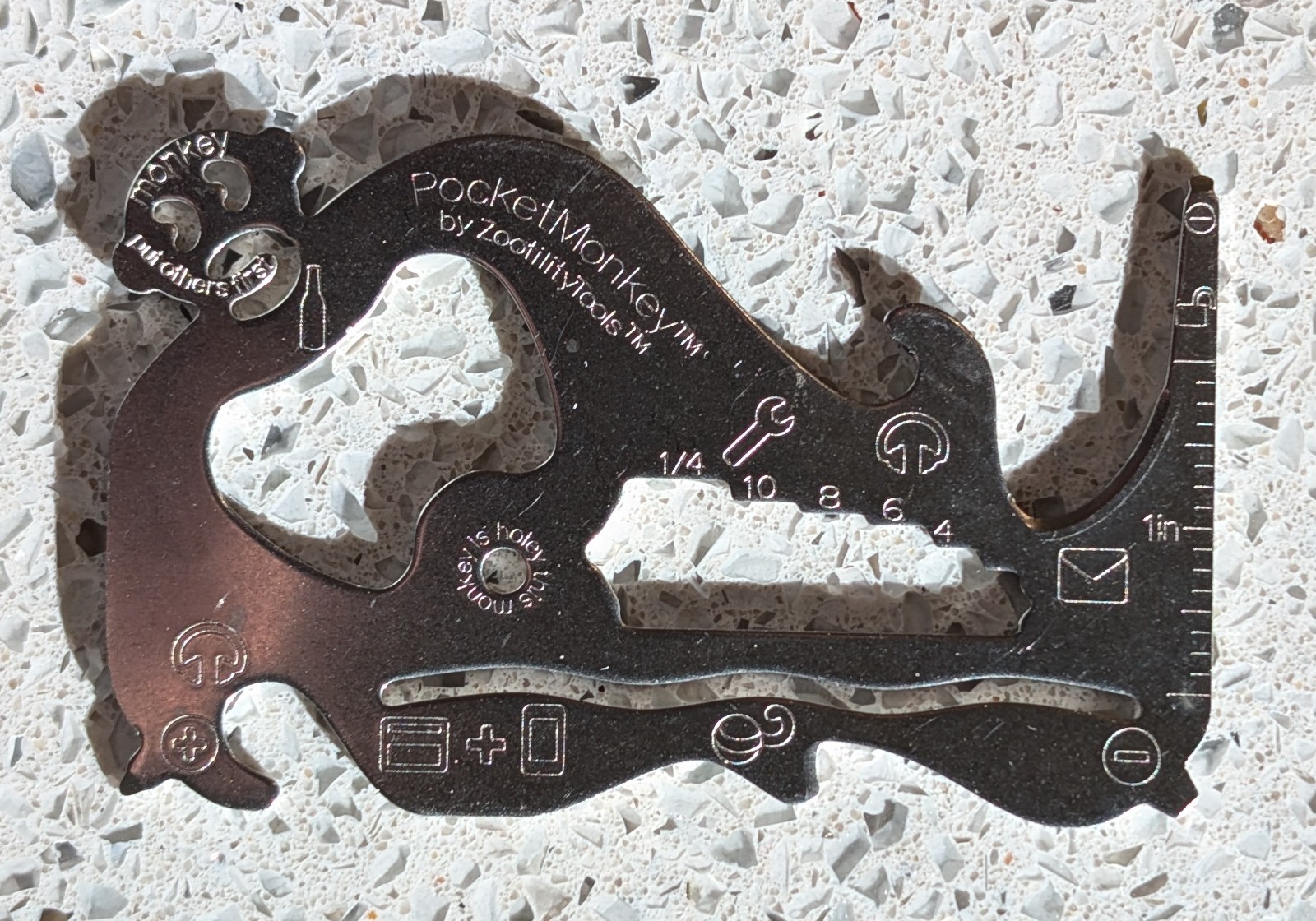 New Zootility Pocket Monkey Basic Multi Tool Made in USA