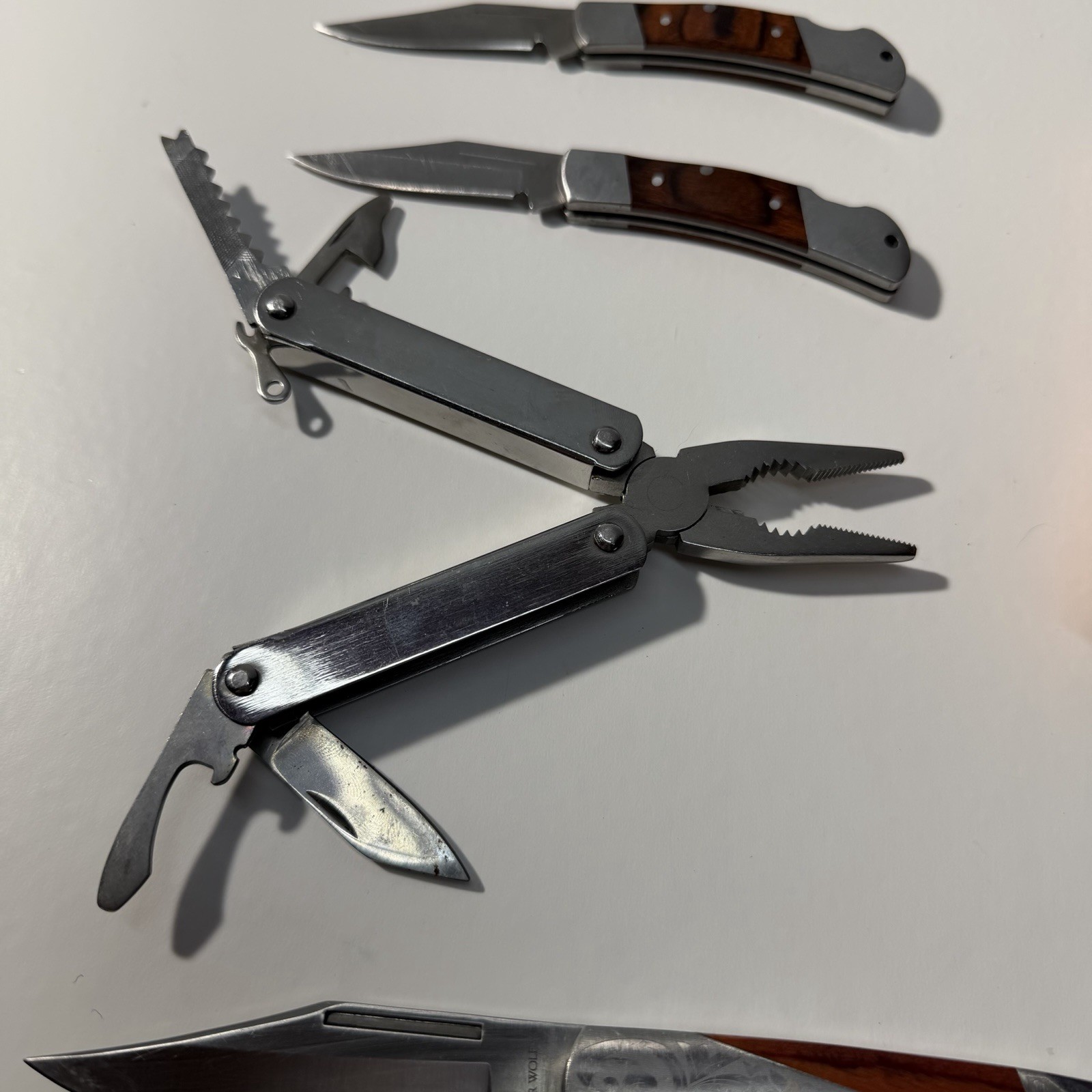 7 Folding Pocket Knives Folding Pliers Multitool