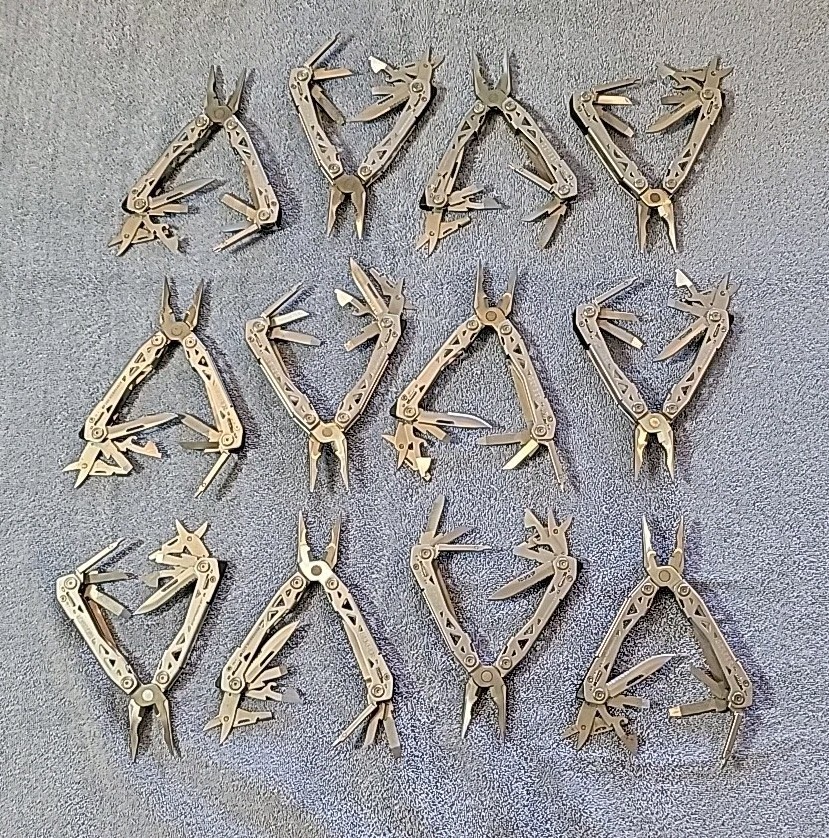 Gerber Suspension NXT Multi Tools – LOT OF 12 – Pliers, Scissors, Knife, File