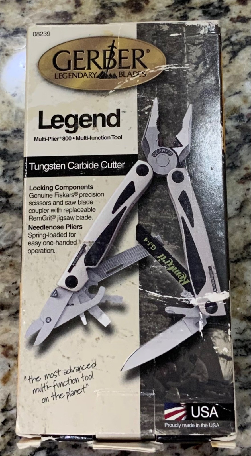 Gerber Legend MP800 Tungsten Multi Tool / Multi Plier Vintage Made in the USA