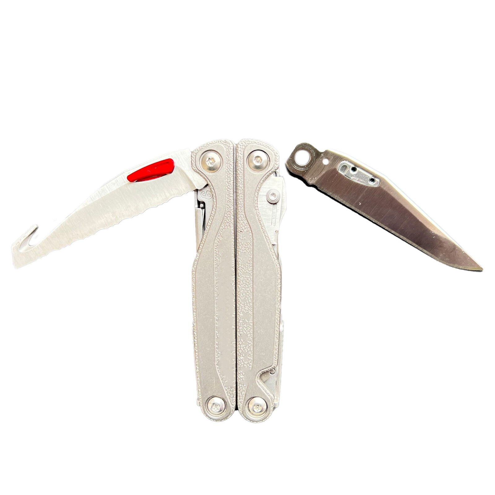 Aluminum Alloy Thumb Grip Easy open push button For Leatherman Charge TTI