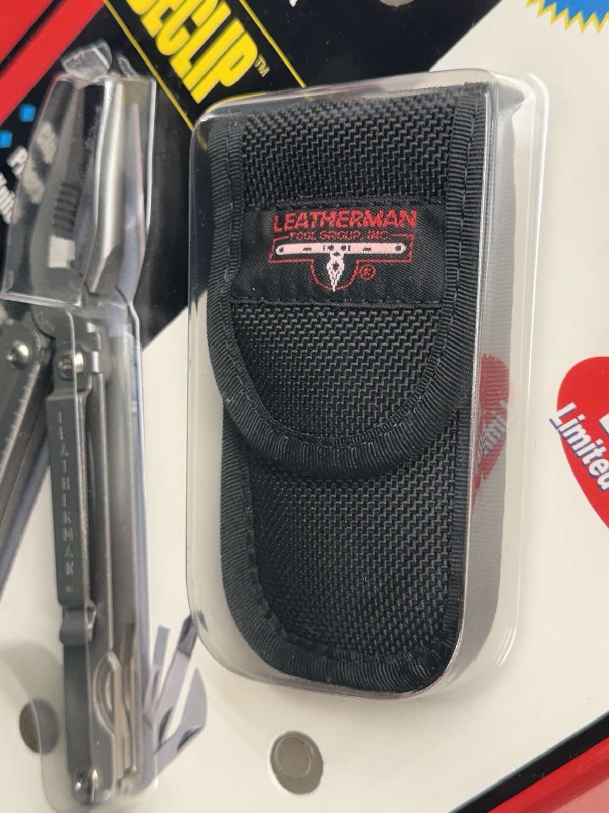 Leatherman Sideclip and Leatherman Micra, stamped USA, sealed.