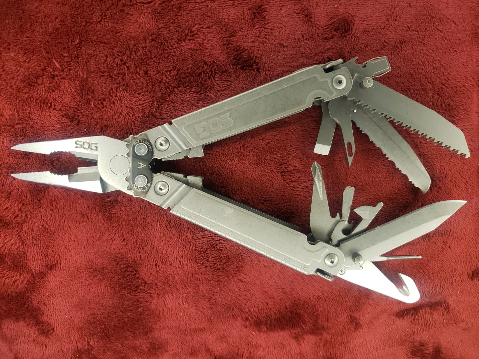 PowerAccess Assist MT – Stonewash Multi tool Stainless with Bit set and Sheath