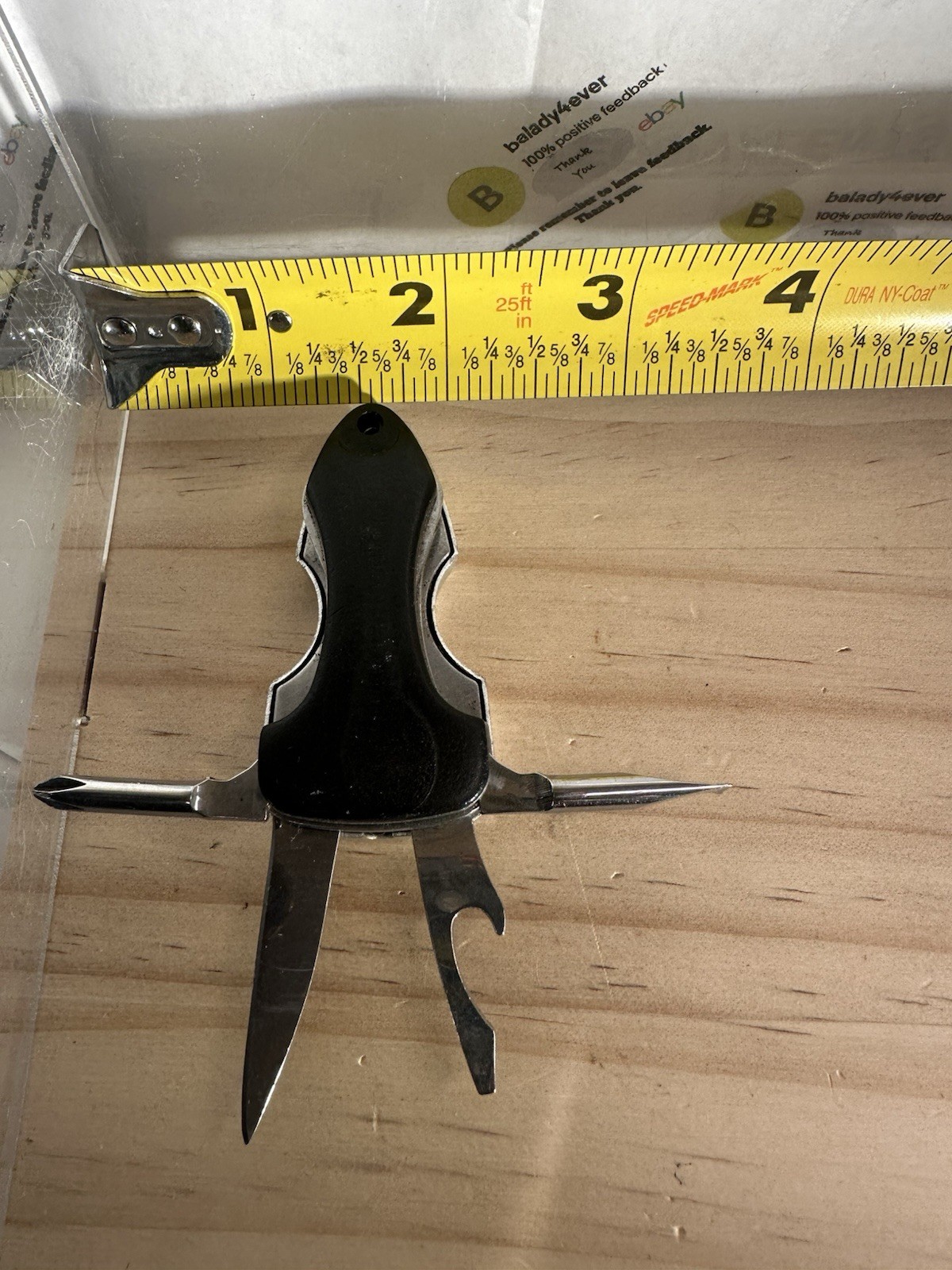 Swiss + Tech ST60300 Key Ring Multi-Tool 2.25” (needs bulb)