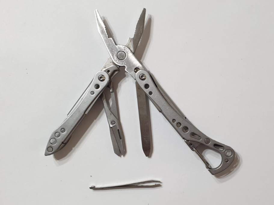 🔥🔥 Leatherman Style PS Retired Used MultiTool Collectable Keychain TSA Rare