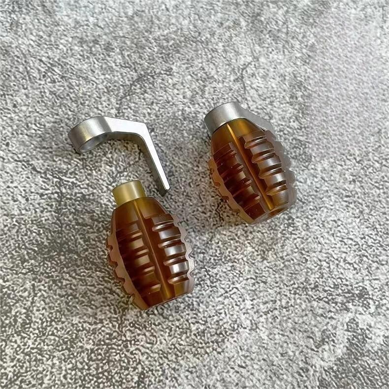 Titanium Ultem PEI Knife Lanyard Bead Paracord Pendant EDC Keychain Charm DIY