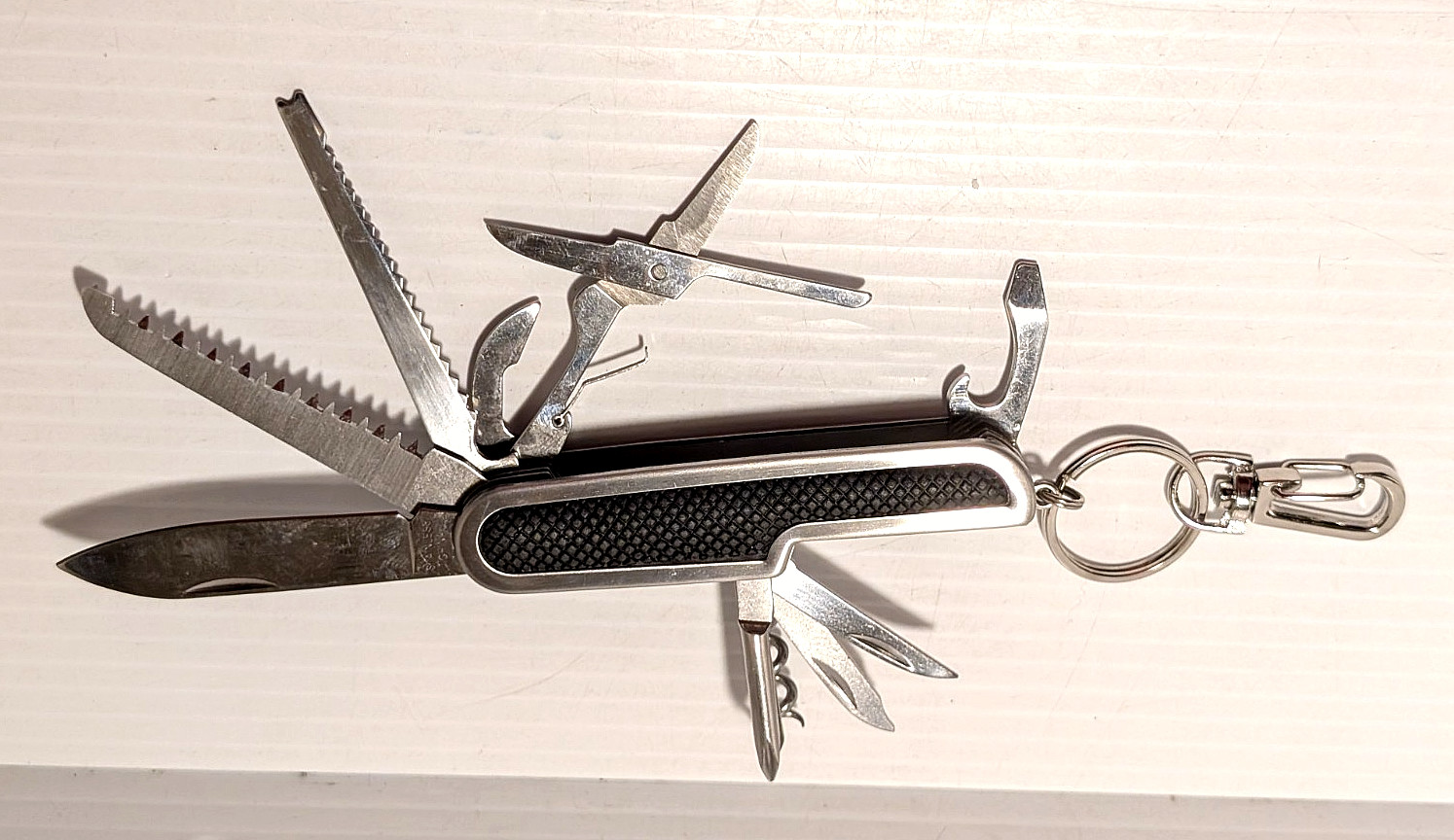 Multi Function Knife w/ 11 Stainless Steel Tools for 11 Functions Croft & Barrow
