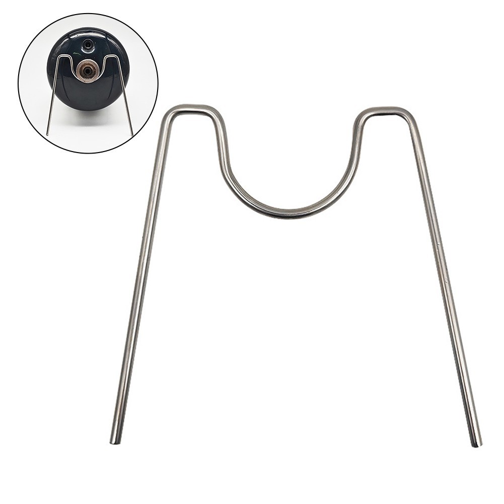 Durable Gas Tank Stand Canister Holder Stainless Steel Gas Cylinder Holder Outdoor