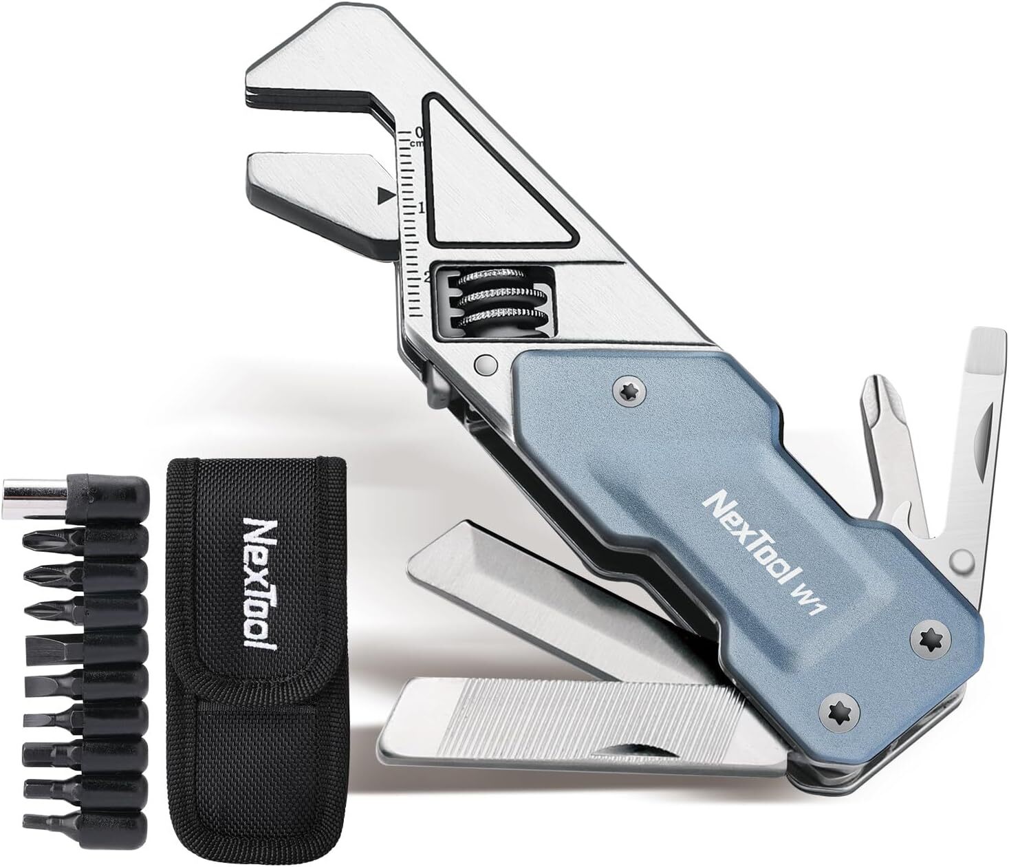 NexTool EDC Multi Tool, 6 in 1 Wrench Multitool with Knife, Flat/Phillips Scr…