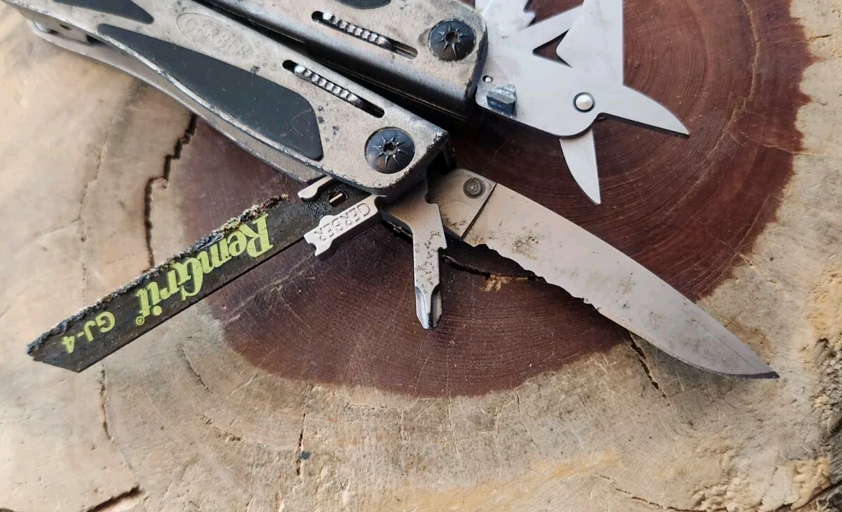 Gerber MP800 Legend Multi Tool Scissors Knife RemGrit – Great Cond. B17