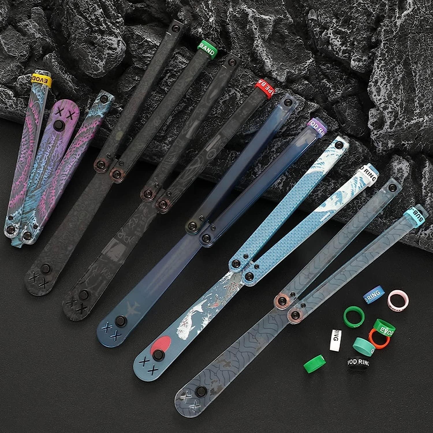 Folding Printed Patterns Plastic Tool, Integral Channel Handle, Ultra-Lightwe…