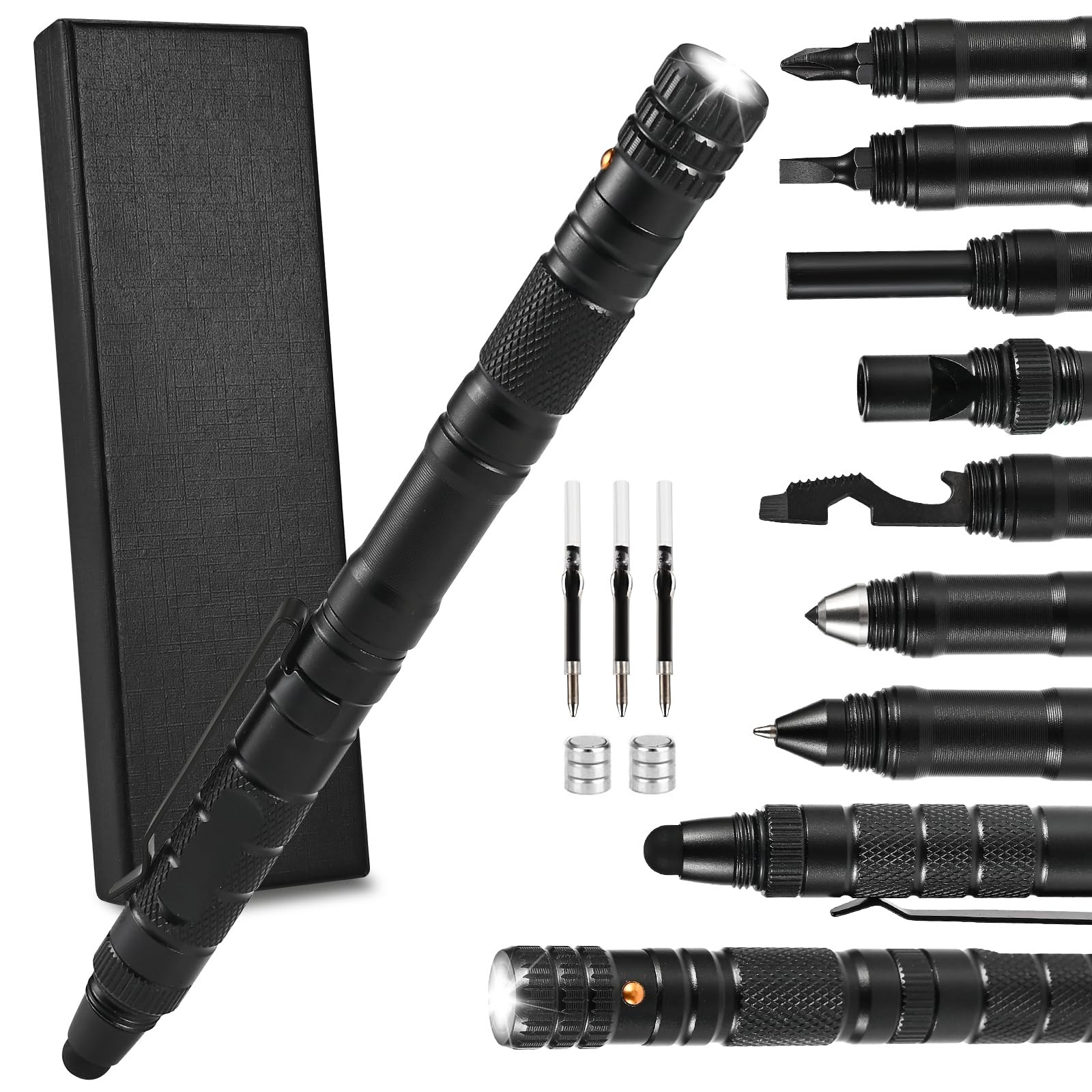 Gifts for Men, 13 IN 1 Multitool Pen Birthday Present for Men,…