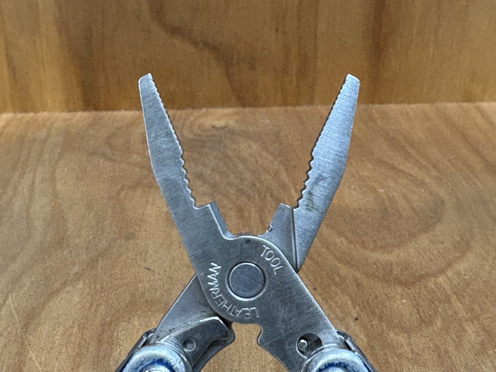 Leatherman Squirt P4 Blue Plier Multi-Tool Key Ring USA Retired GREAT!