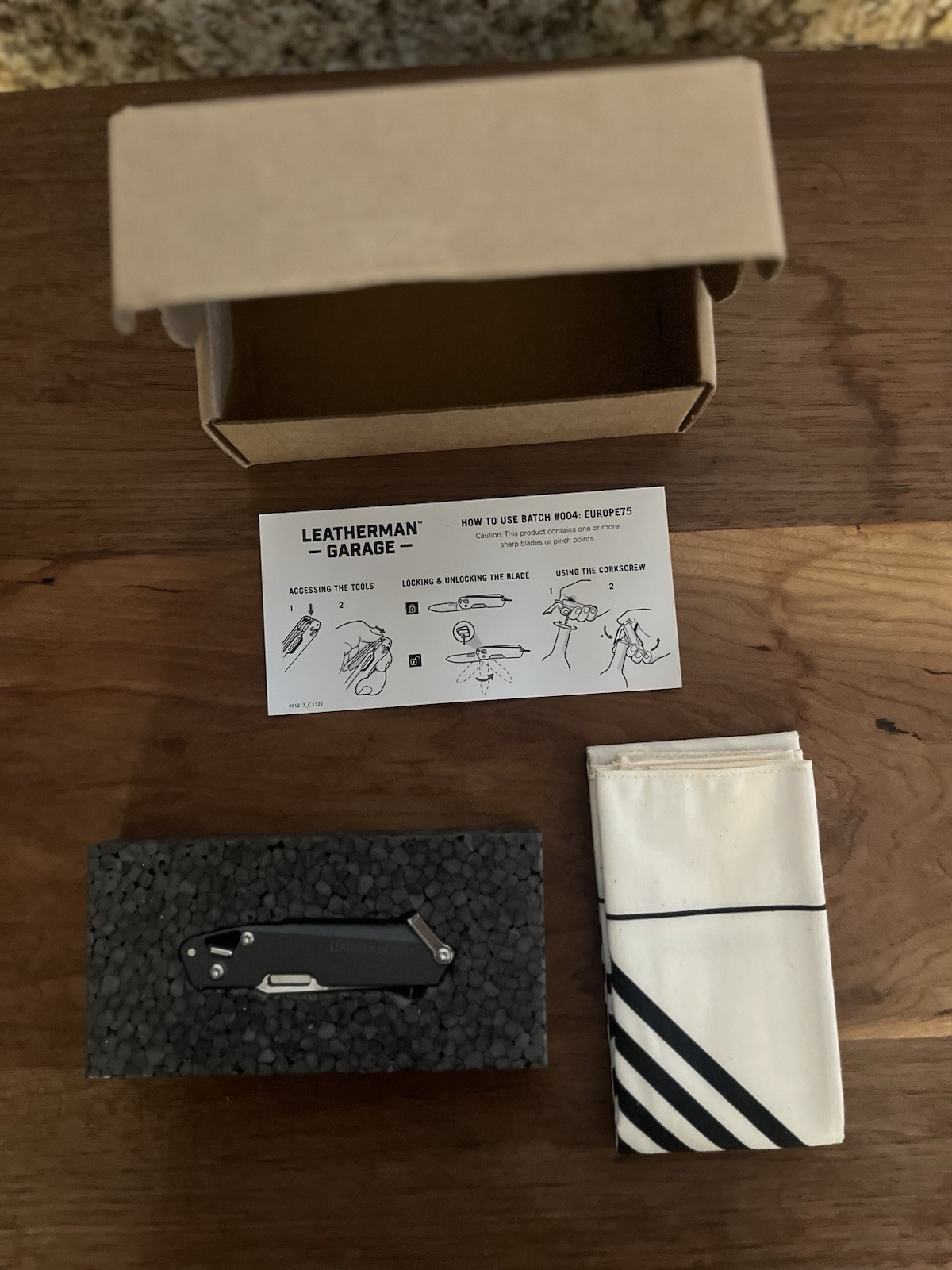 Leatherman Garage Batch #004 Multitool European Edition Brand New In Box