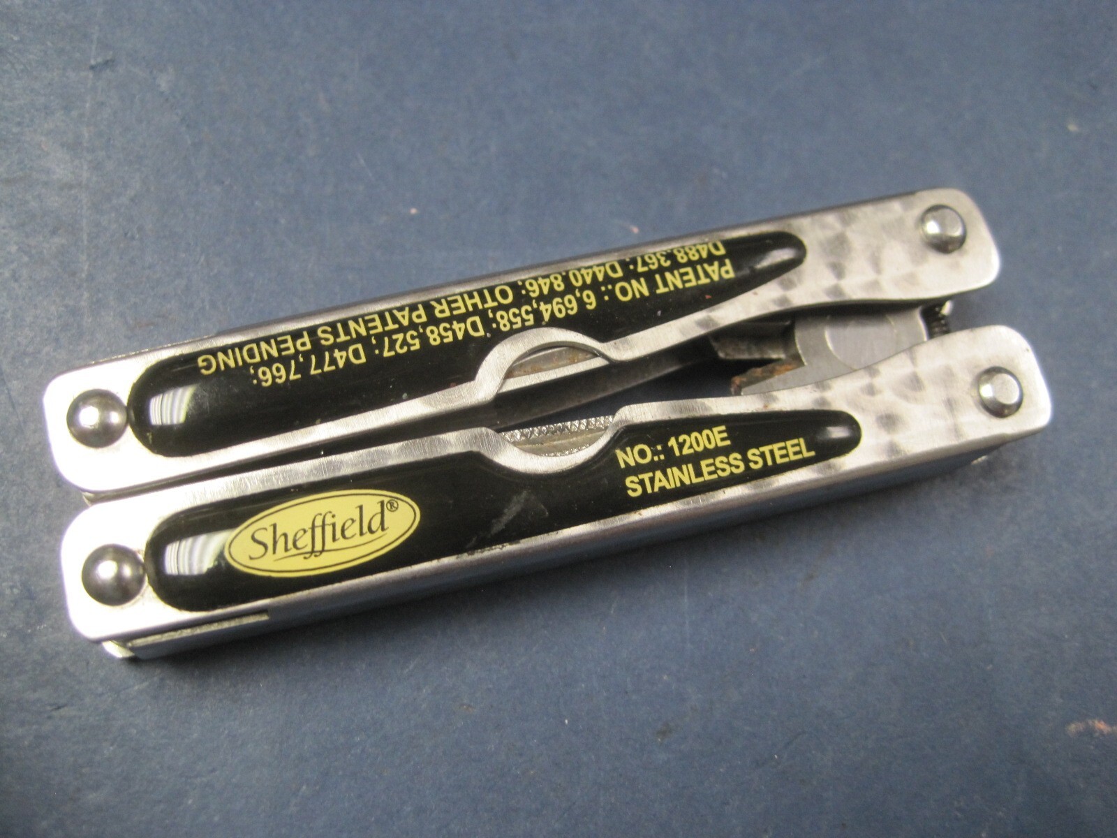 Sheffield No 1200E Stainless Folding Multi Tool 9 Tools VGC & Clean