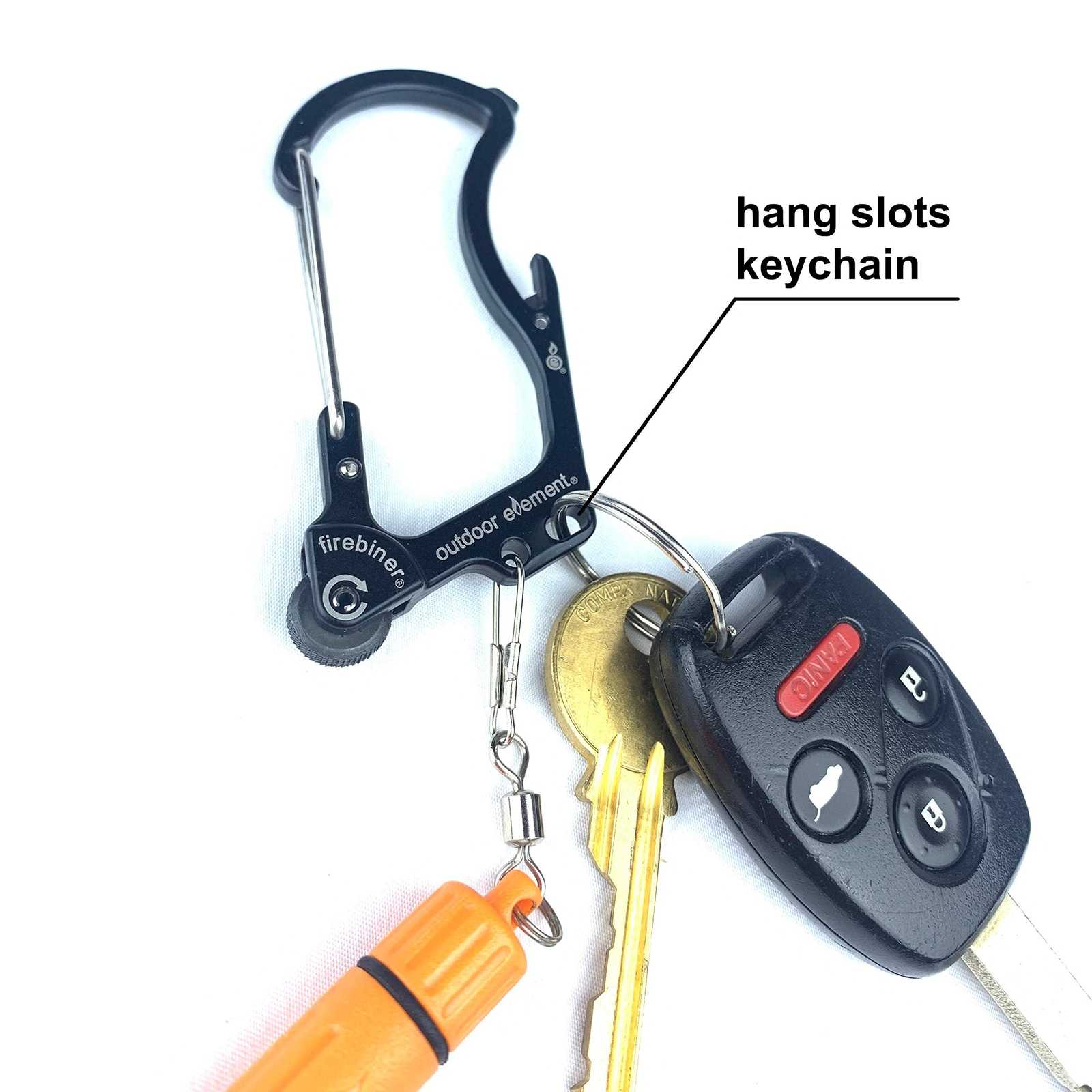Black Forest 6 in 1 Multitool Firebiner Keychain Carabiner Bottle Opener EDC …
