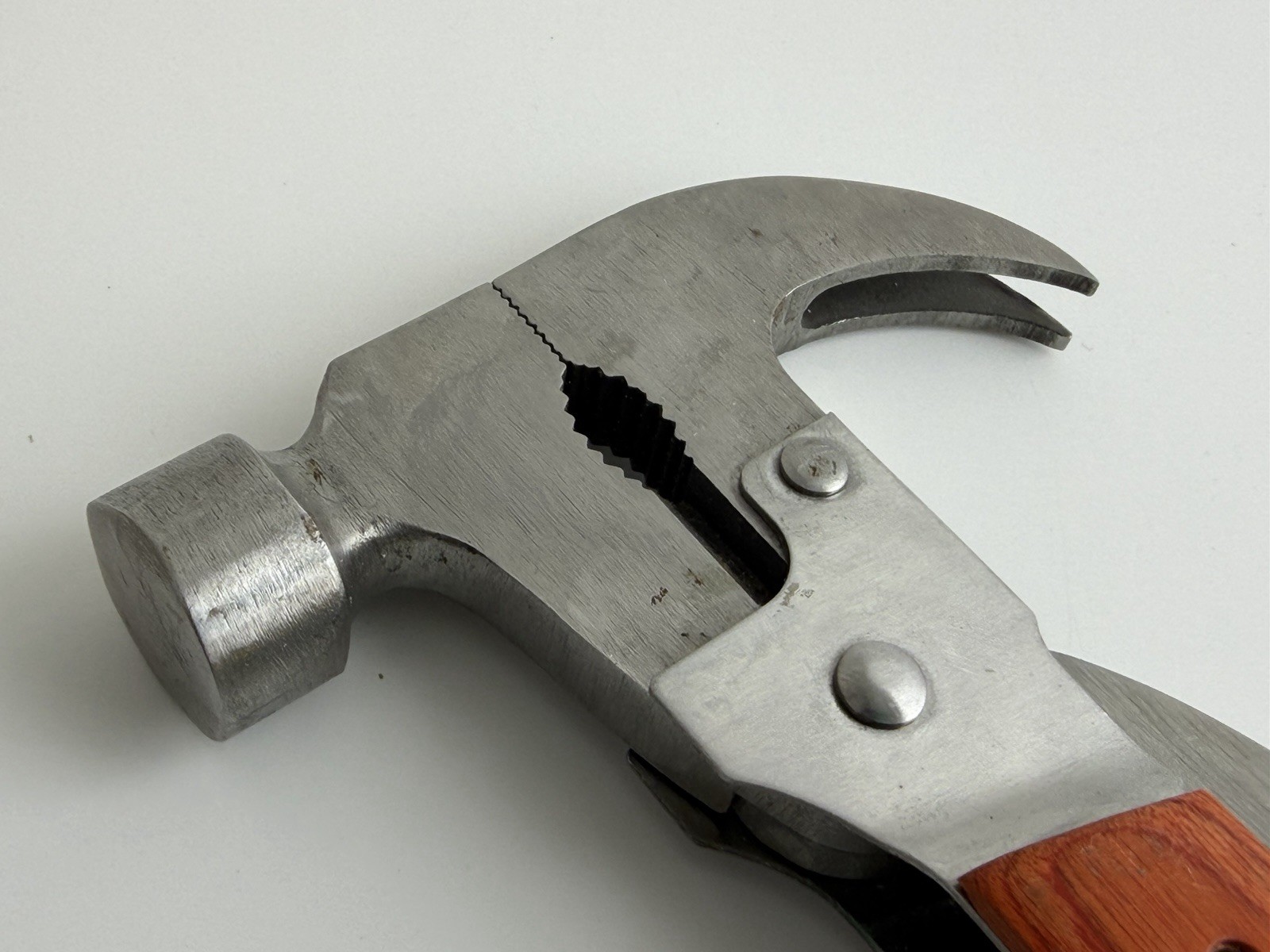 Bob Vila Signature Series Hammer Multitool Pliers Saw Knife Pocket Tool Wood