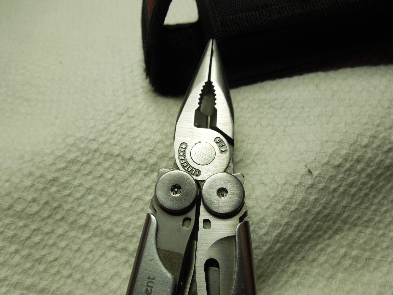 The Original Leatherman Wave Multi Tool USA 2001 PAT.PEND. UNIQUE INSCRIBED LOOK