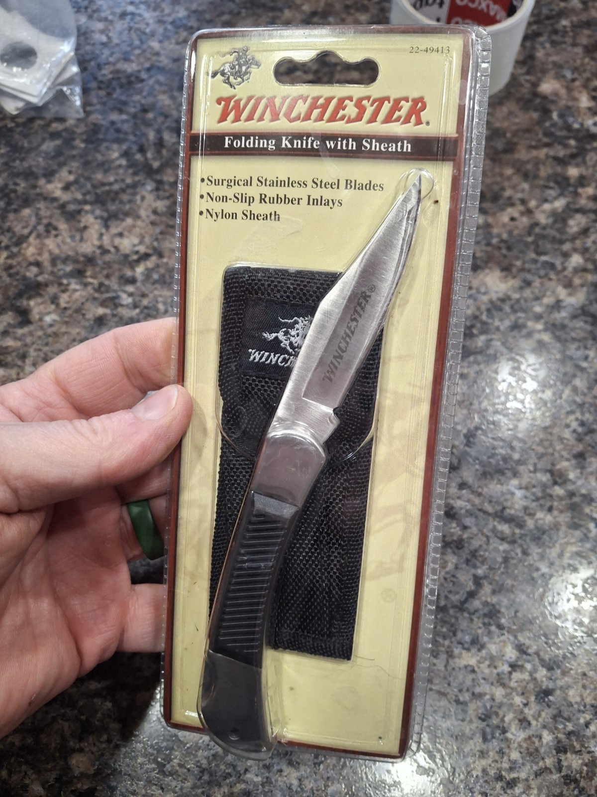 Winchester Multi Tool Pliers And Pocket Knife Stainless Steel w/ Sheath
