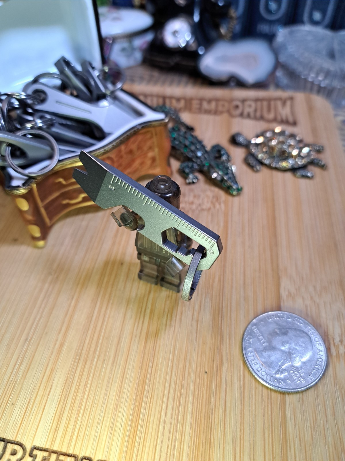 MINIMALIST EDC TITANIUM KEYCHAIN MULTI-TOOL BOTTLE OPENER