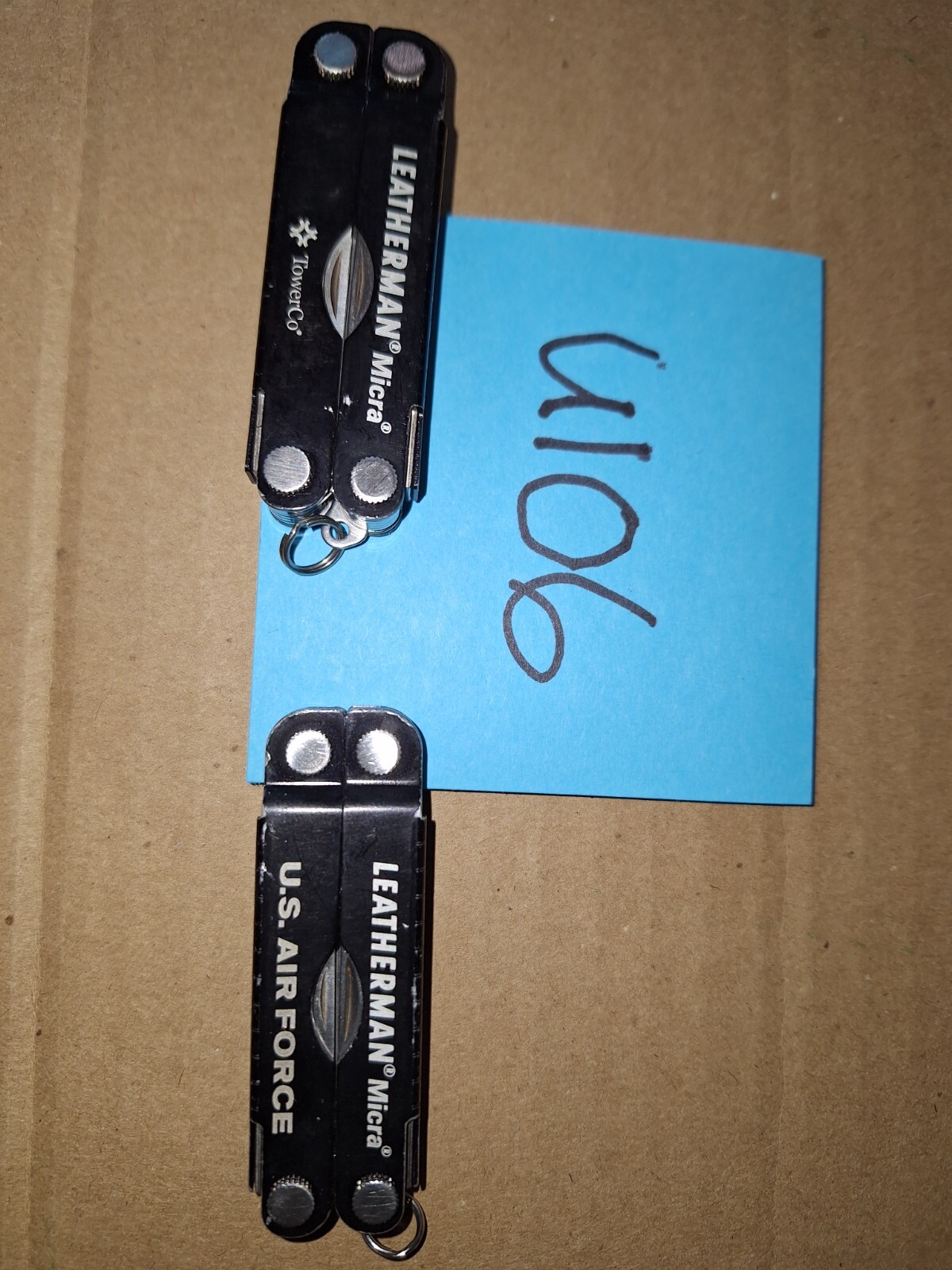 2 Leatherman BLACK MICRA Mini Multi Tools LOT U106