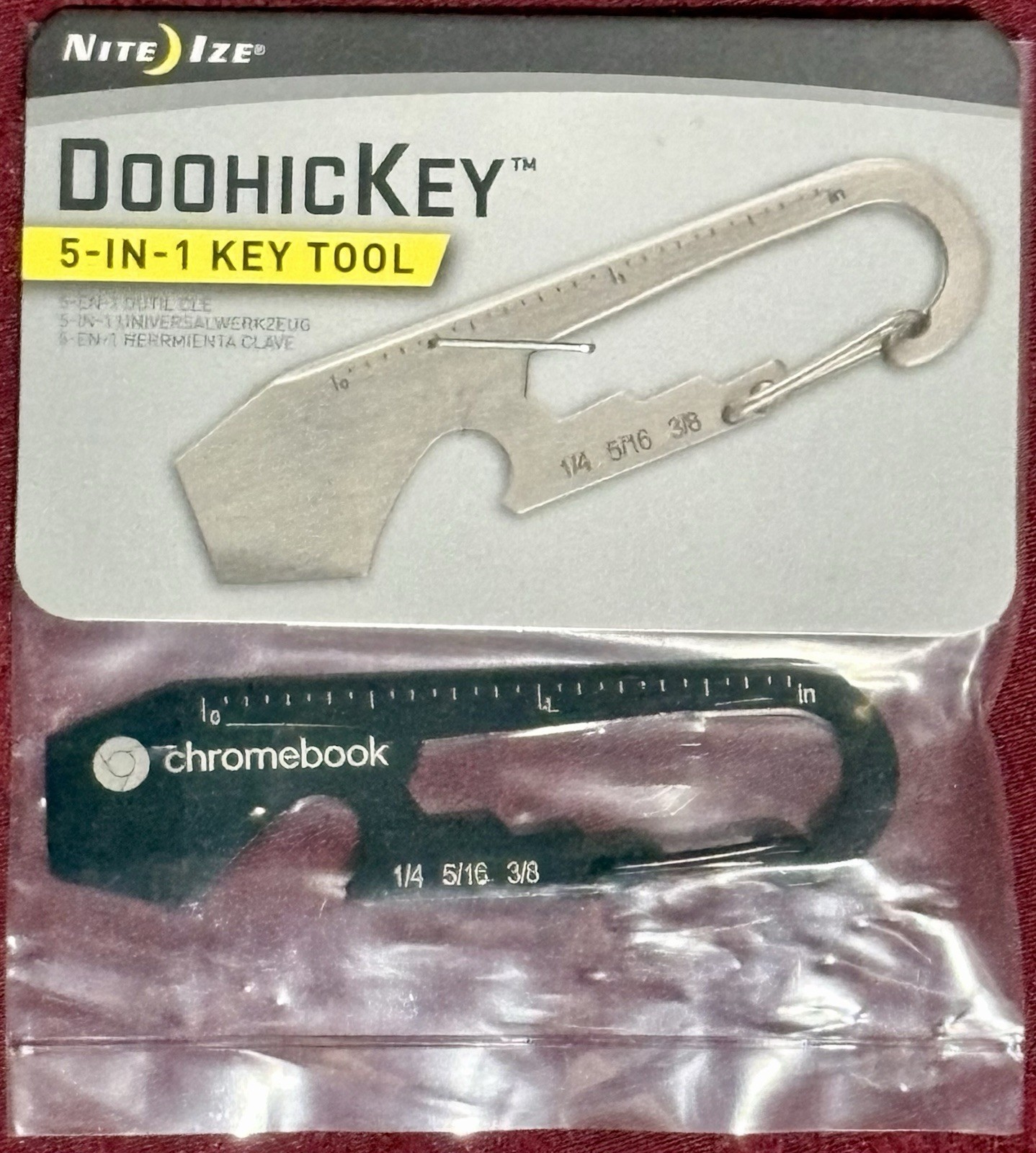 Nite Ize Google Chromebook Promo DoohicKey 5 In 1 Key Tool Bottle Opener