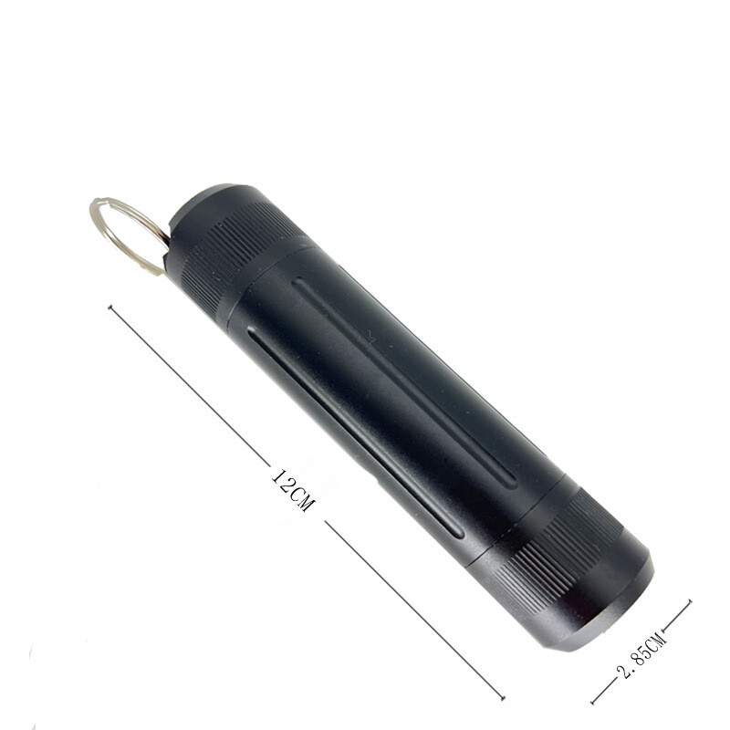 Outdoor EDC Aluminium Alloy Waterproof Case Pill Box Keychain Pendant Storage