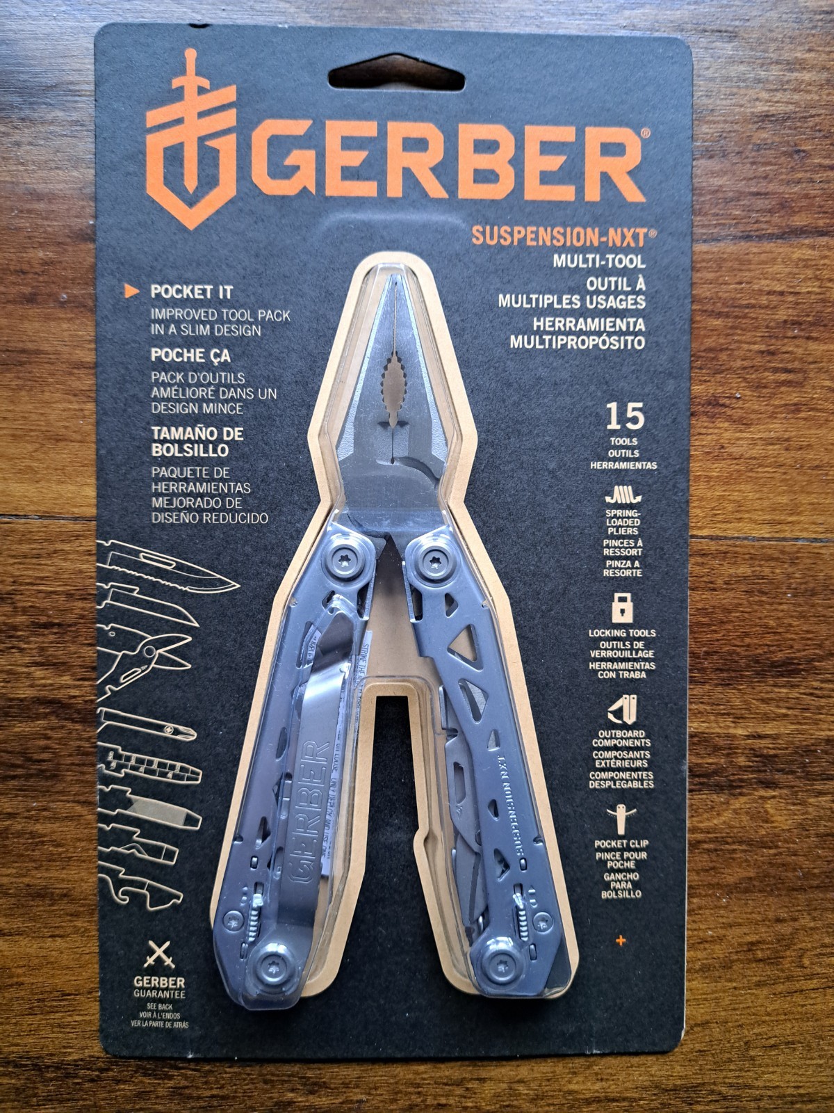 Gerber Multi Tool 15 Tools Suspension-NXT Stainless Steel ( FULL SIZE) NEW