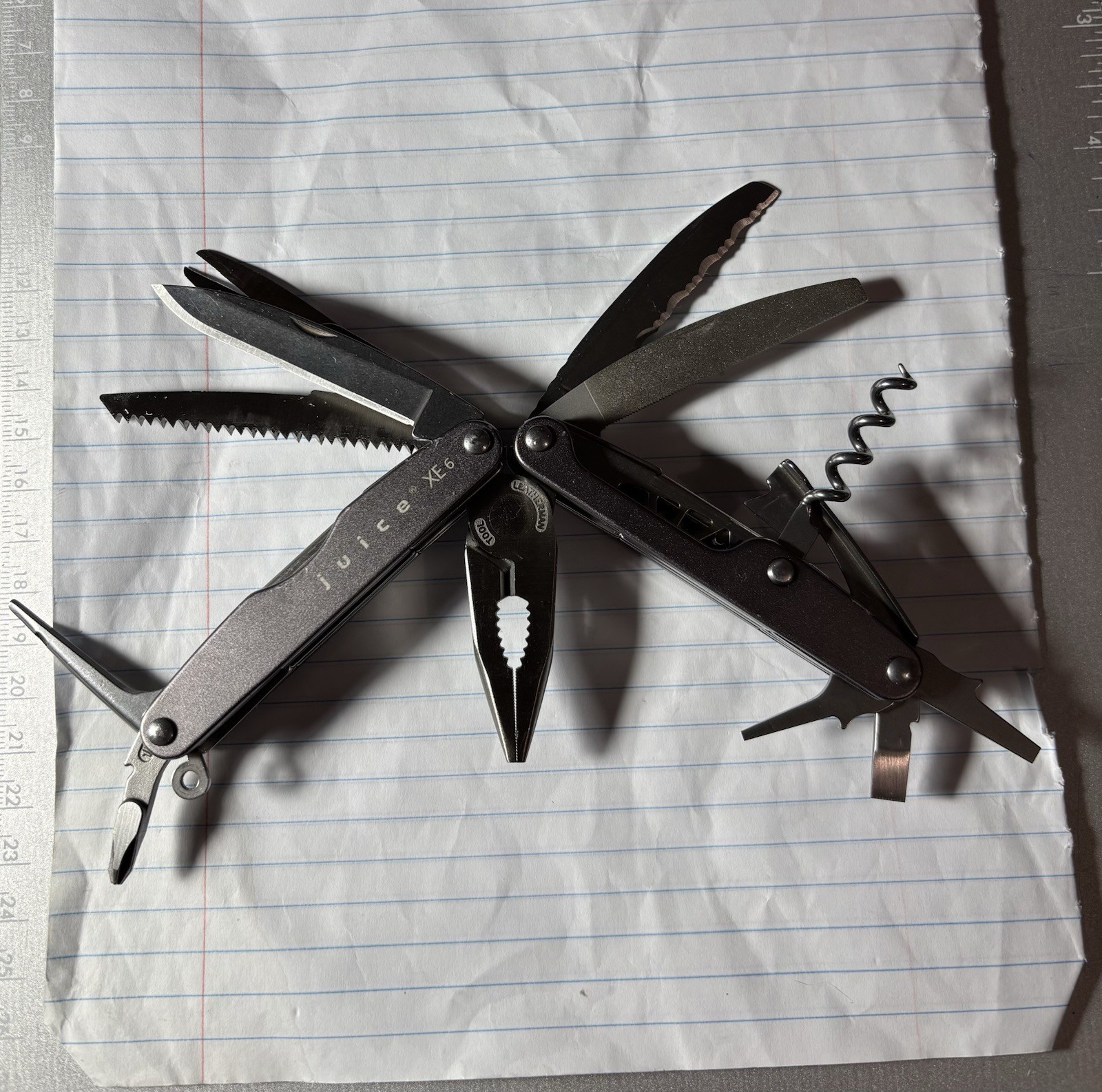 Leatherman Juice XE6 Storm Gray Collectable Multi Tool Discontinued Leatherman