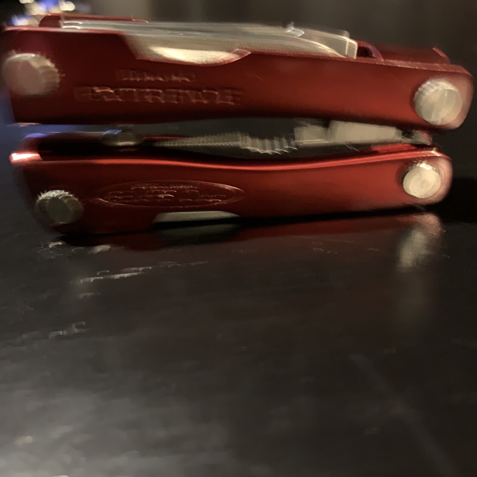Vintage Micro Extreme Pro Series Multi-tool Red Stainless Steel Titanium Tool