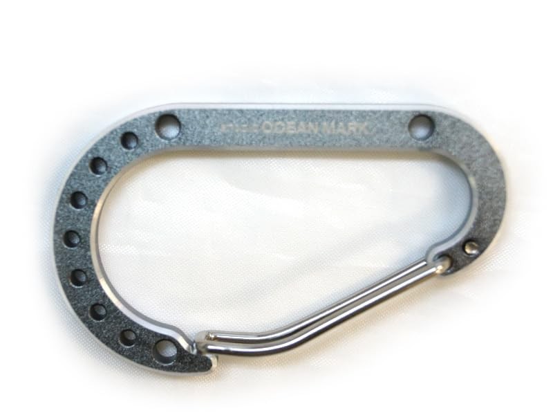 Studio Ocean Mark Carabiner M Size KB02M-DS/SOM Dark Silver