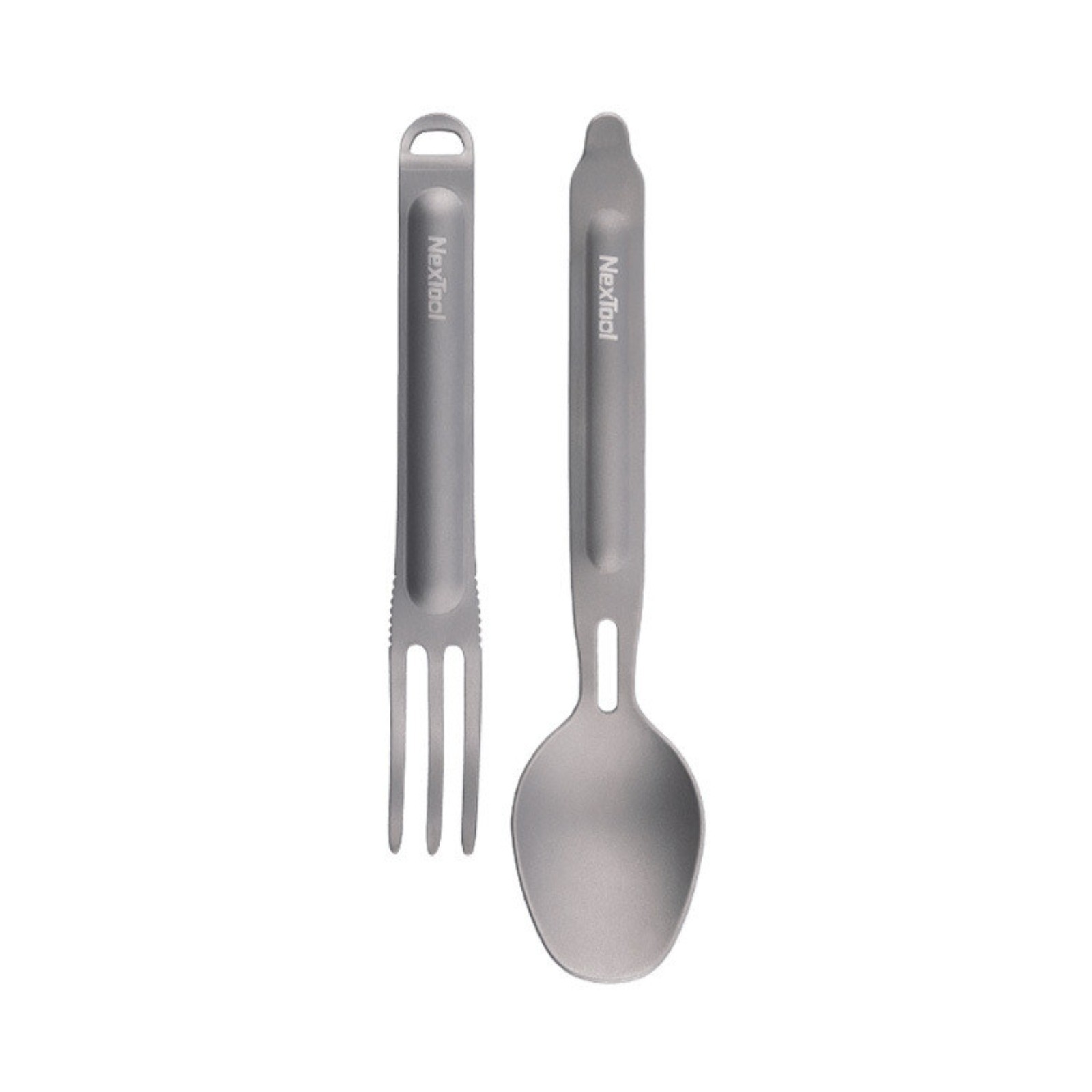 EDC 1 Set Creative Titanium Tableware Portable Spoon + Fork Home Kitchen Tool