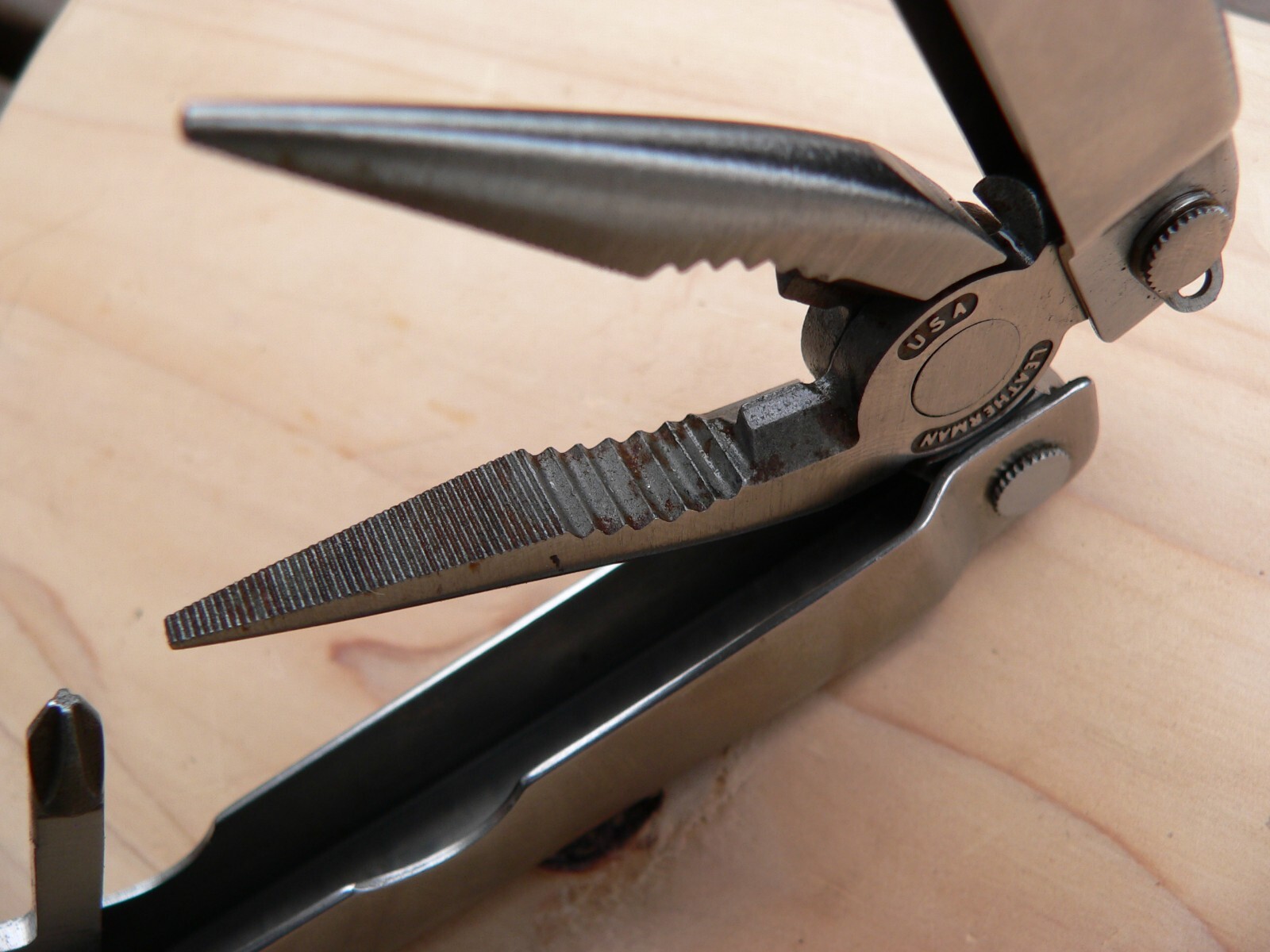 Leatherman No. 9680 Multi Tool with Leather Sheath Made in USA