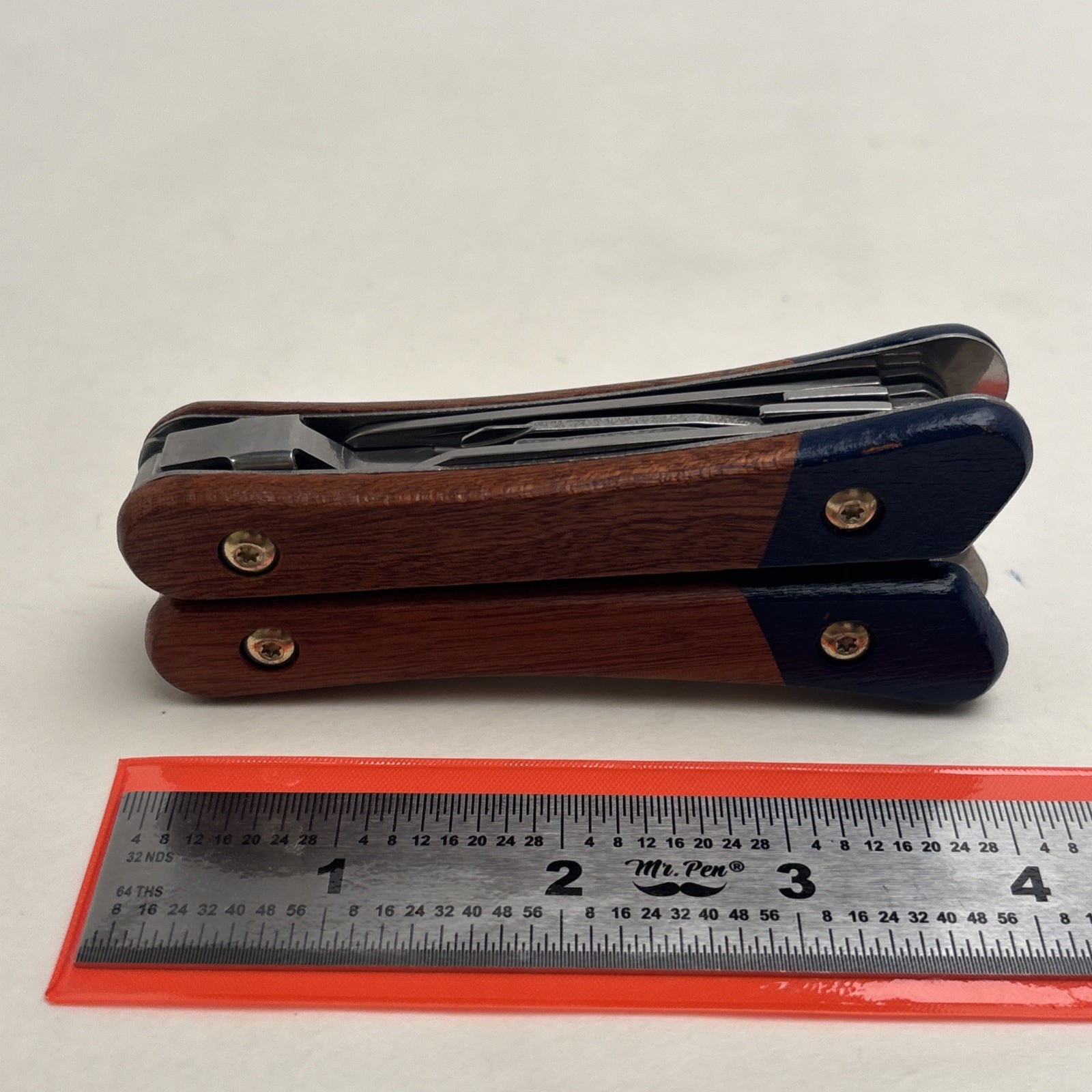 Wild + Wolf Wilderness Survival Tool Wood Scales Multi-tool Tactical Hunt Camp
