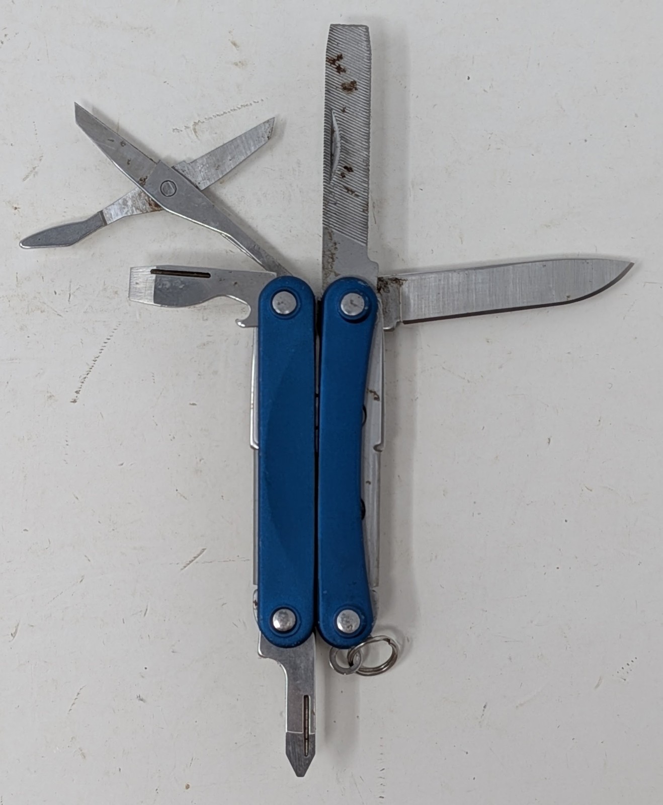 Leatherman SQUIRT PS4 Multi-Tool With Pliers Scissors Knife Blue