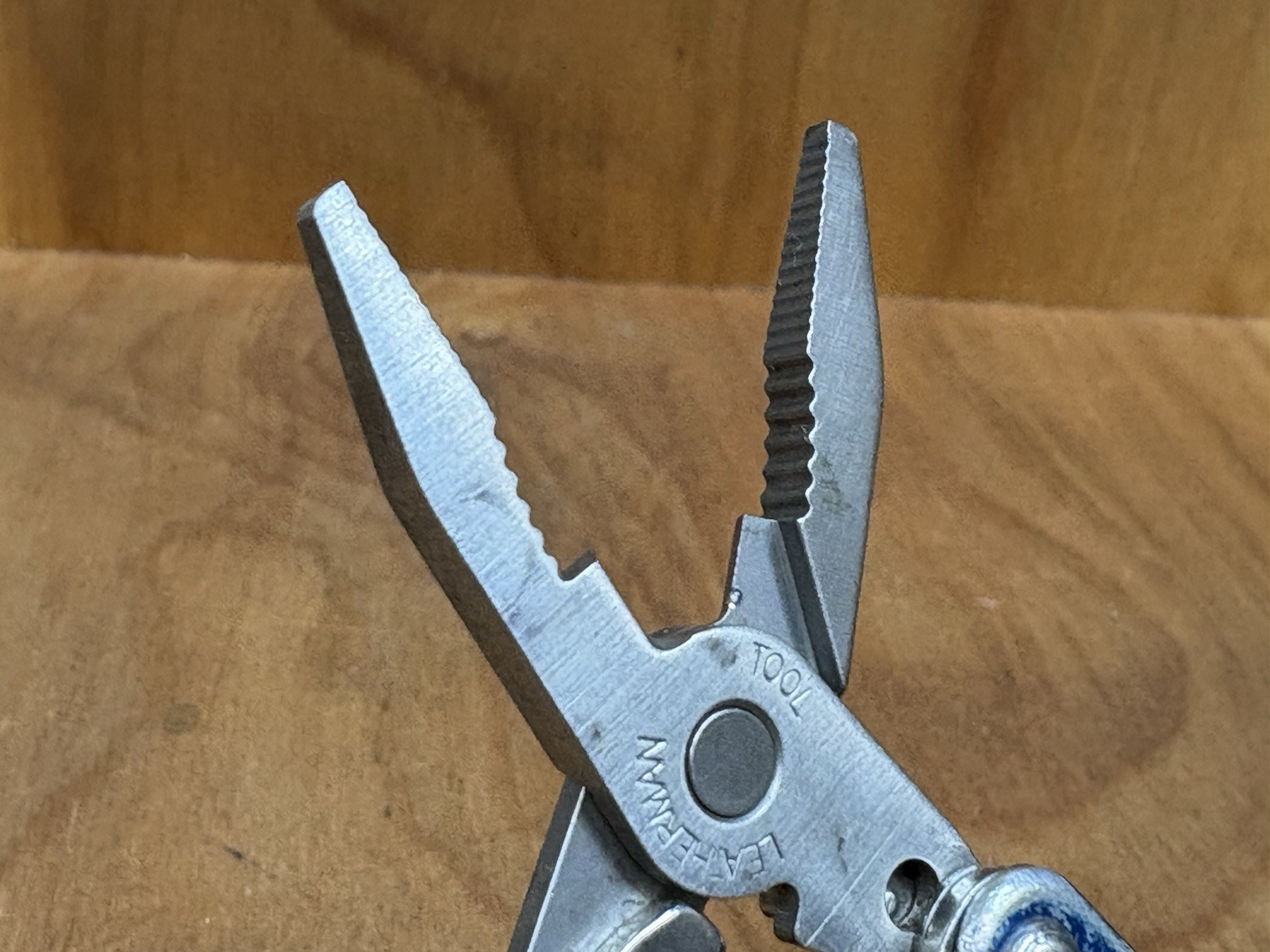 Leatherman Squirt P4 Blue Plier Multi-Tool Key Ring USA Retired GREAT!