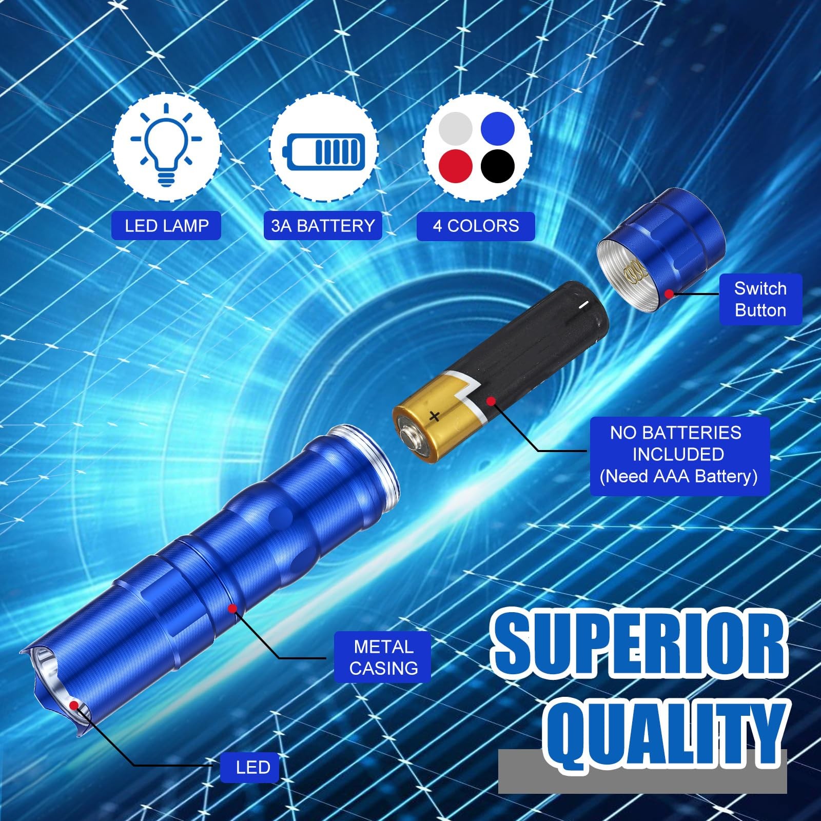 24 Pcs Men Small Gifts Bulk Mini Screwdriver Flashlight Keychain Set Multitoo…