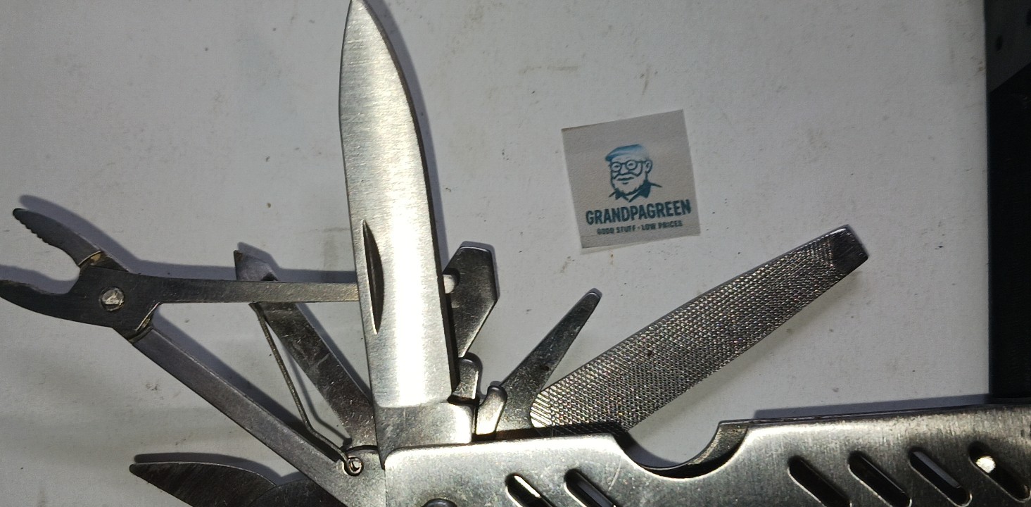 Vintage Folding Multi Tool Knife Pliers Scissors Flashlight Not Working