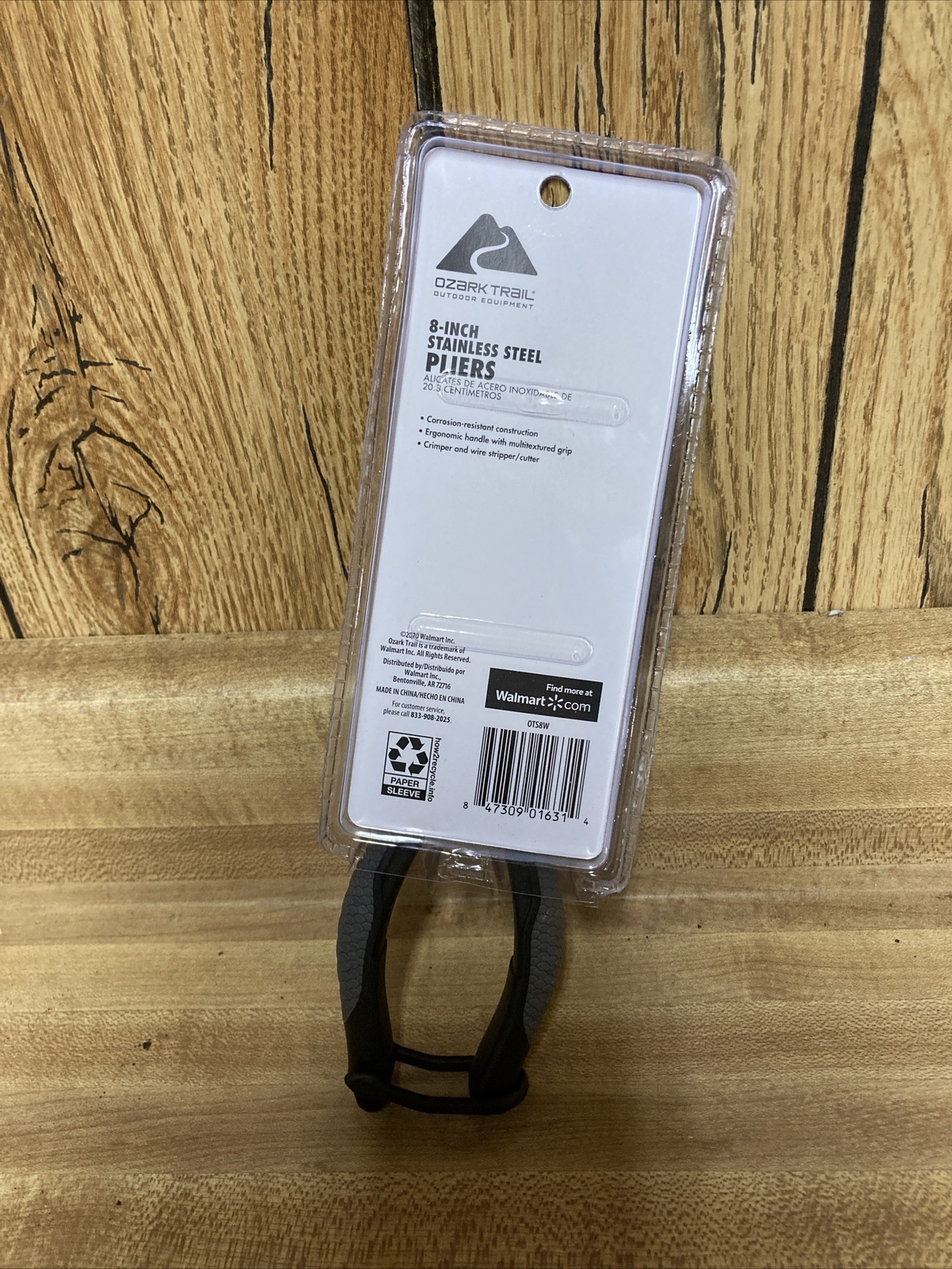 Ozark Trail 8″ -Inch Stainless Steel Pliers Brand New