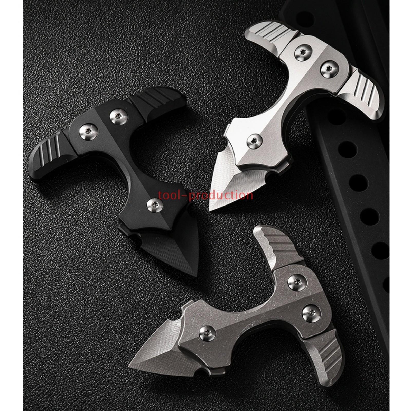 Titanium Alloy EDC Multi-Tool Pry Bar with Sheath Outdoor Camping Gear