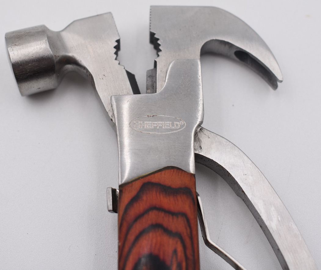 Sheffield Multi Tool Pocket Knife Cutters Saw Hammer File Pliers Camping