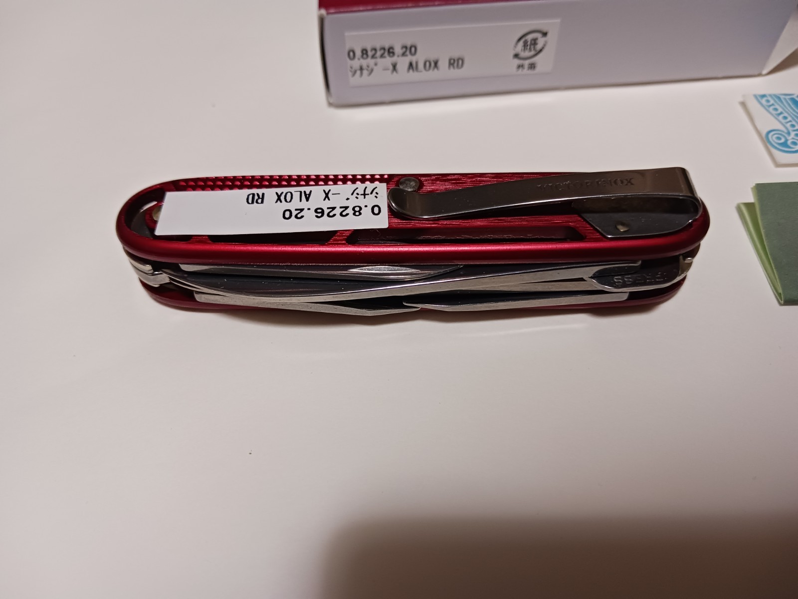VICTORINOX ALOX Refined Synergy X Red Multi-Tool Knife Perfect 10 Functions New