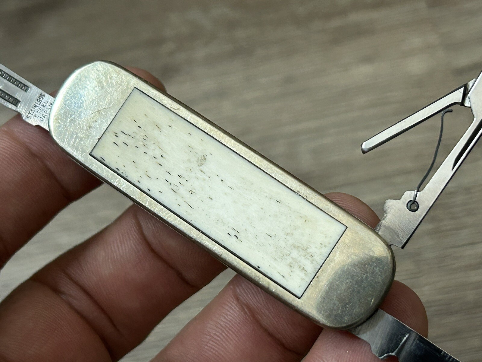 Vintage Parker Cut Co Ships Stainless Steel Multi Tool Pocket Knife Japan