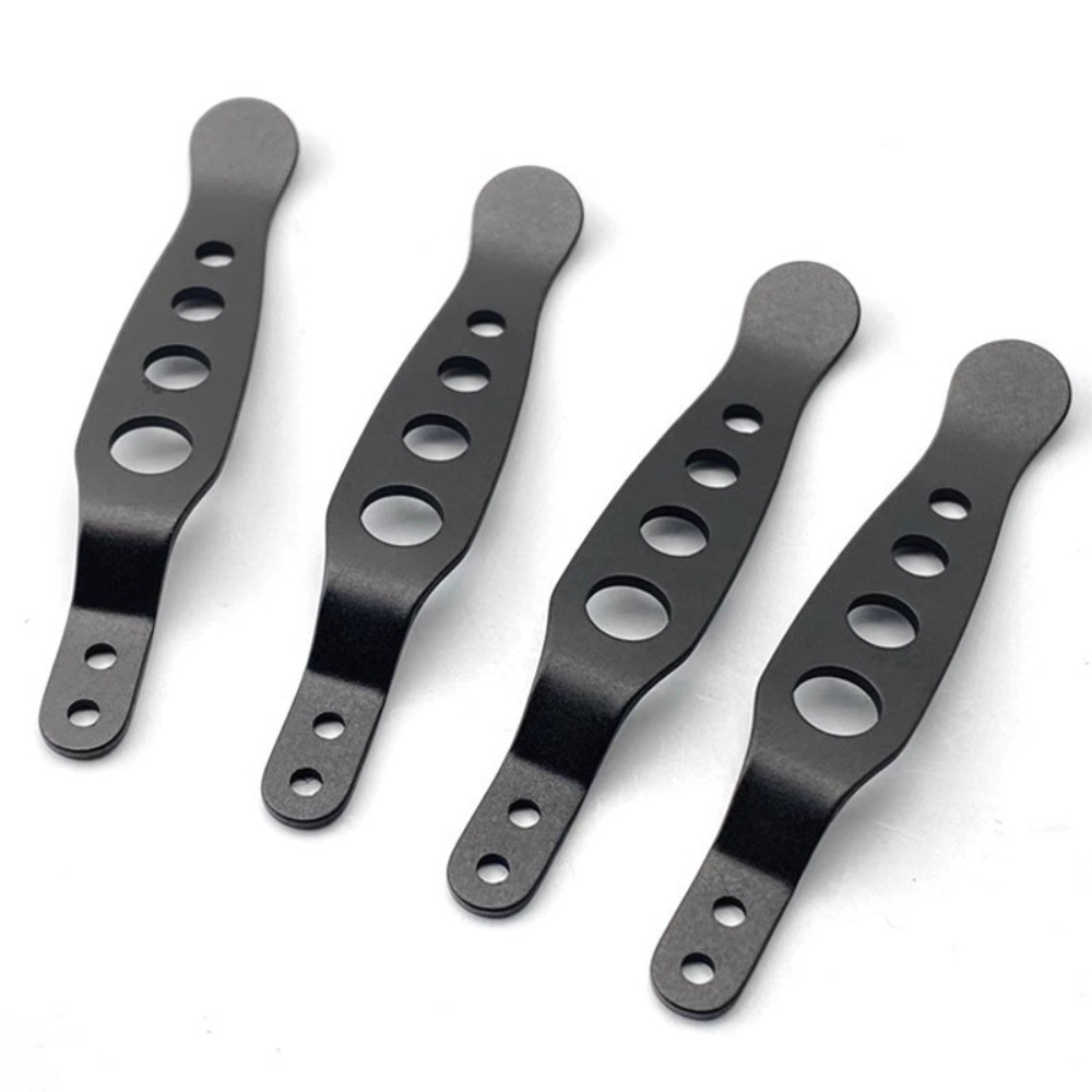 1 PC. Custom Made Black TC4 Pocket Clip for Rick Hinderer XM18 / XM24