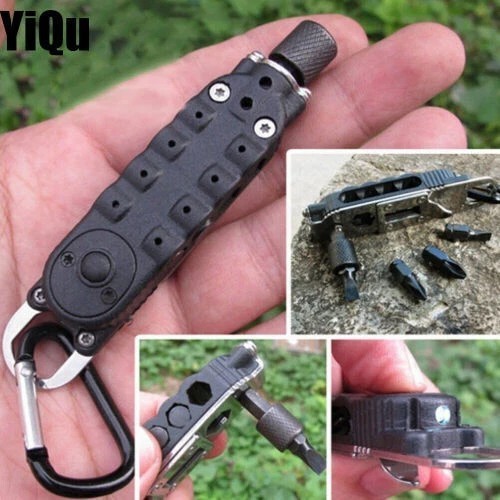 New Multifunction Tactical EDC Mini Pocket Knife Survival Multitool Keychain