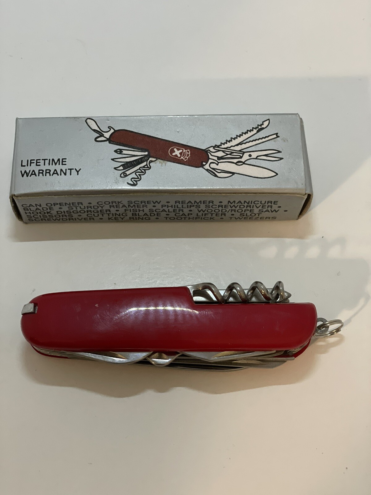 Royal Crest 16 FUNCTION SLIMLINE ARMY UTILITY KNIFE W/Life Warranty