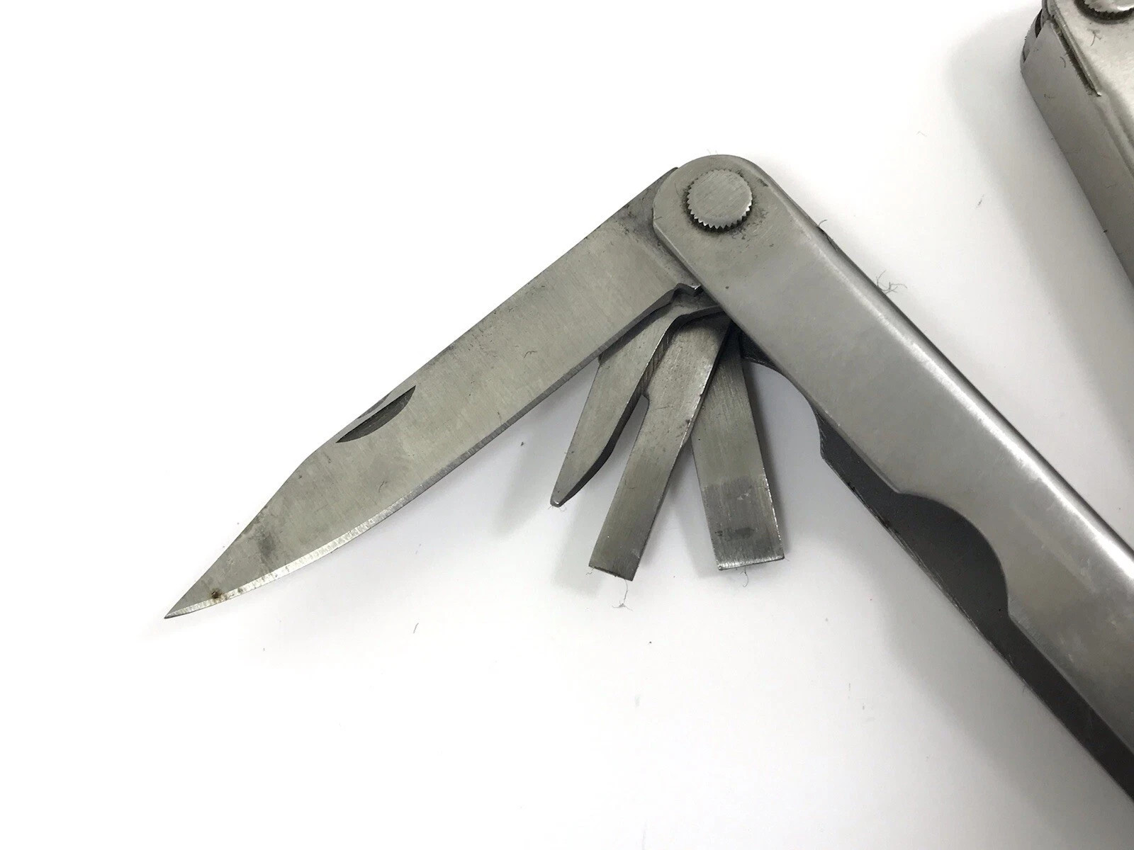 Great Neck Multi Tool Knife Pliers Screwdrivers Ruler Bottle Opener Stainless
