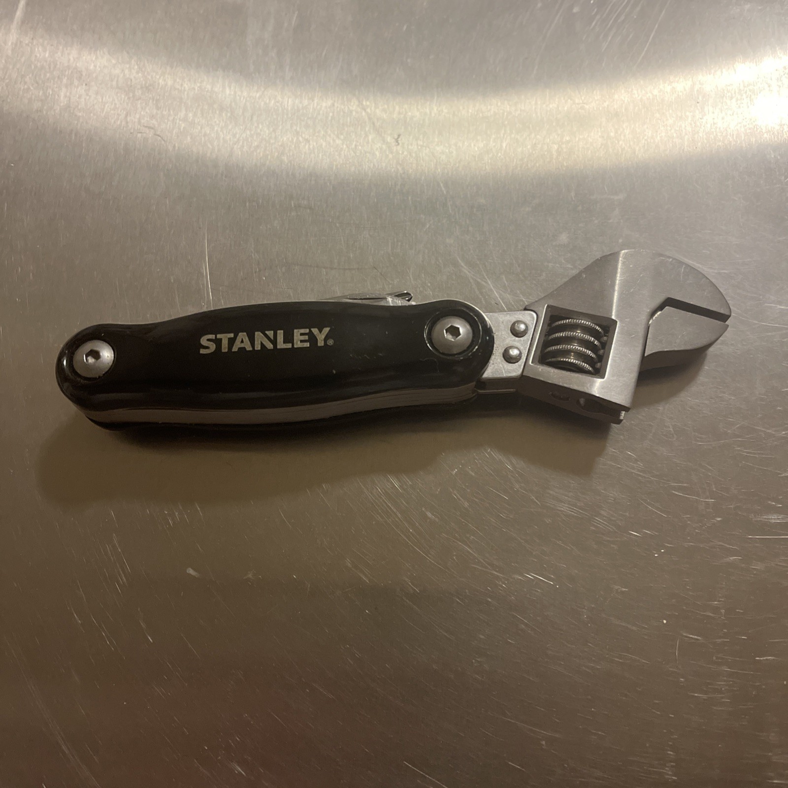 Stanley Multi Tool 7 in 1 Combination Crescent Wrench /Black